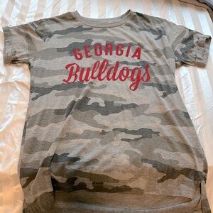 Camo Georgia bulldogs top.